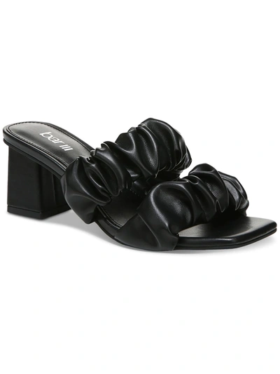 Bar Iii Careenap Womens Slide On Heels In Black