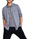 AND NOW THIS MENS REGULAR FIT KNIT BUTTON-DOWN SHIRT