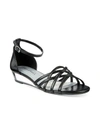 EASY STREET TARRAH WOMENS FAUX LEATHER STRAPPY EVENING SANDALS