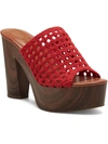 Jessica Simpson Shelbie Platform Slide Sandal In Red