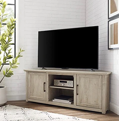 Crosley Camden 58" Corner Tv Stand In Brown
