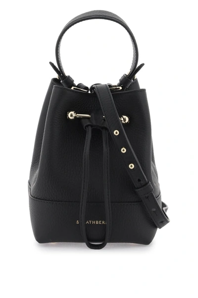 Strathberry Lana Osette Bucket Bag In Black (black)