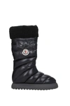 MONCLER ANKLE BOOTS GAIA POCKET FABRIC BLACK