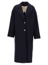 Golden Goose Heraldic Buttons Single-breasted Cocoon Coat