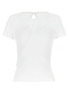 HELMUT LANG COSTINE CUT OUT T-SHIRT WHITE