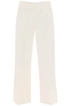 TOTÊME CROPPED PANTS WITH WIDE LEG