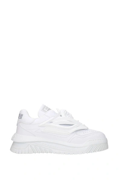 Versace Sneakers Odissea Leather White Optic White