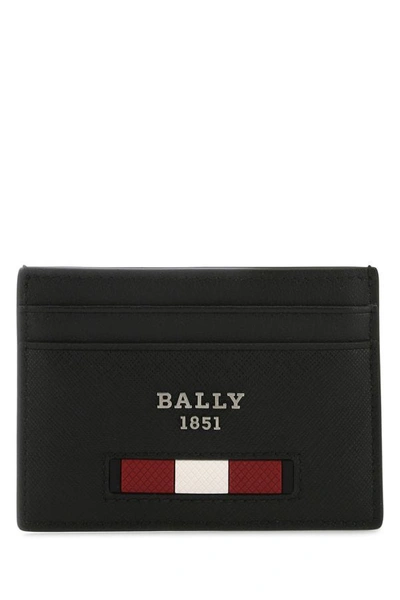 Bally Man Black Leather Card Holder