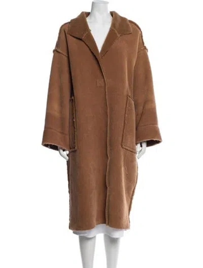 Pre-owned 7115 By Szeki Coat In Brown