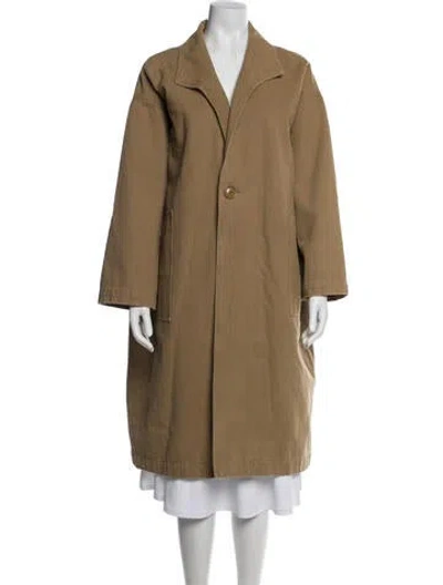 Pre-owned 7115 By Szeki Coat In Neutral