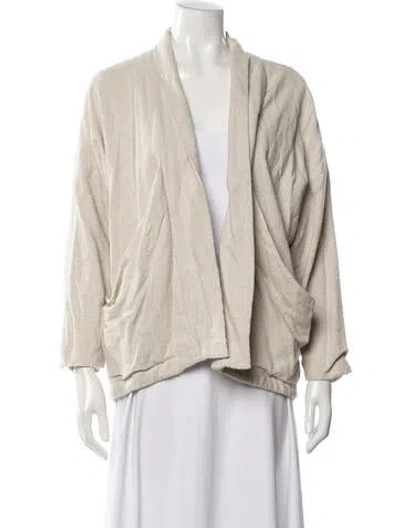 Pre-owned 7115 By Szeki Jacket In Neutral
