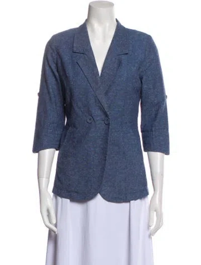 Pre-owned 7115 By Szeki Linen Blazer In Multi