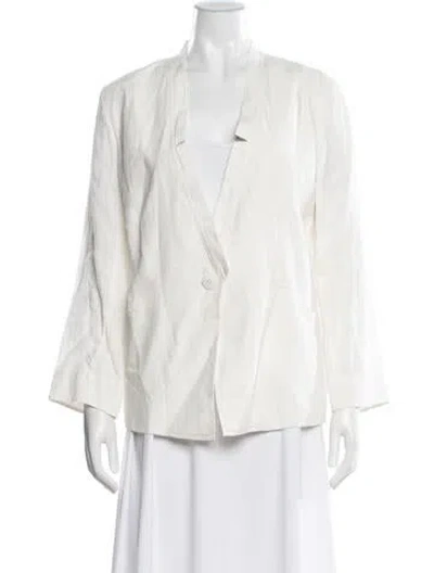 Pre-owned 7115 By Szeki Linen Jacket In Neutral