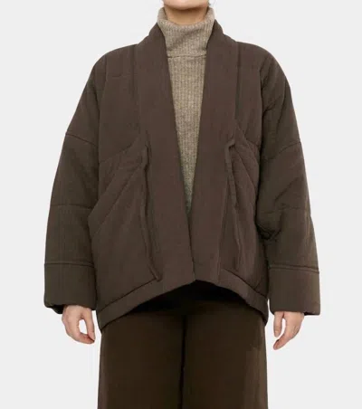 7115 By Szeki Signature Sumo Puffer In Chalk Brown In Multi
