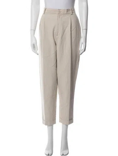 Pre-owned 7115 By Szeki Straight Leg Pants In Grey