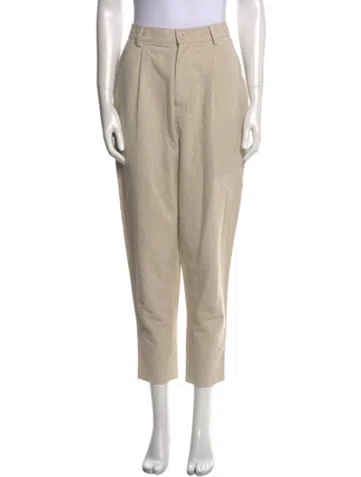 Pre-owned 7115 By Szeki Straight Leg Pants In Neutral
