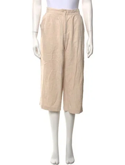 Pre-owned 7115 By Szeki Straight Leg Pants In Neutrals
