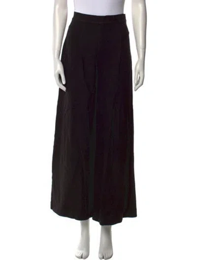 Pre-owned 7115 By Szeki Wide Leg Pants In Black
