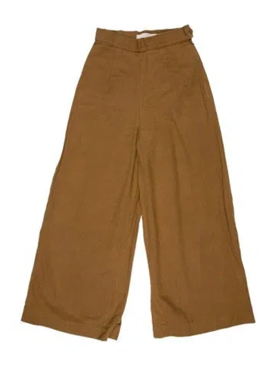 Pre-owned 7115 By Szeki Wide Leg Pants In Brown