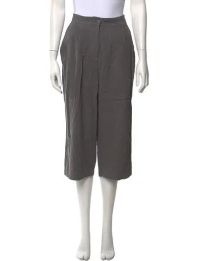 Pre-owned 7115 By Szeki Wide Leg Pants In Grey
