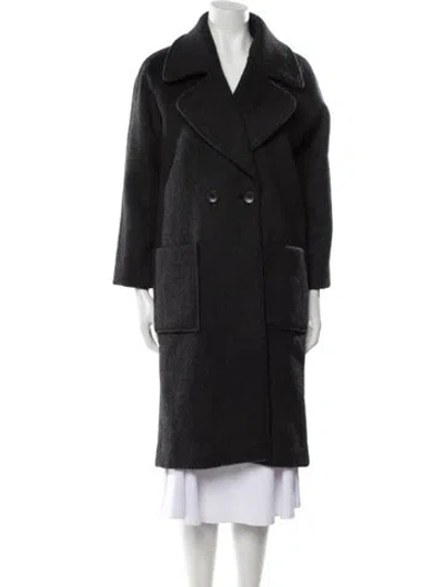 Pre-owned 7115 By Szeki Wool Coat In Gray