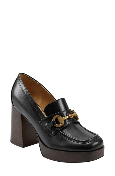 Marc Fisher Ltd Machi Platform Bit Loafer Pump In Black