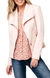 Gibsonlook Moto Jacket In Pink Smoke