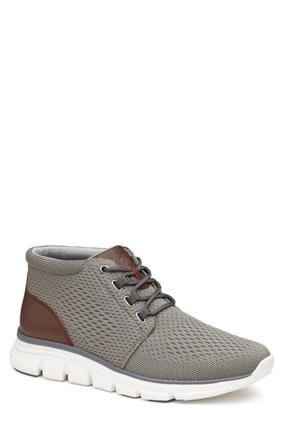 Johnston & Murphy Amherst Lug Knit Chukka Boot In Gray Knit