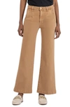 KUT FROM THE KLOTH MEG HIGH WAIST SLASH ANKLE WIDE LEG JEANS