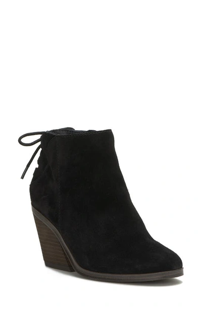 Lucky Brand Mikasi Wedge Bootie In Black