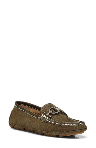 Donald Pliner Giovanna Bit Driving Loafer In Military Green