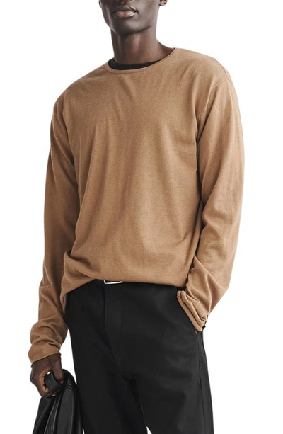 Rag & Bone Reid Slim Fit Sweater In Brown