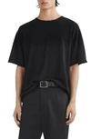 Rag & Bone Reid Knit T-shirt In Black