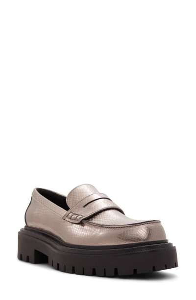 Aldo Bigstrut Loafer In Grey