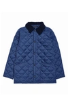 Barbour Kids' Liddes Quilted Shell Jacket 6-15 Years In Mid Blue