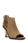 Donald Pliner Era Open Toe Bootie In Biscotti