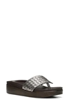 Donald Pliner Fifi Platform Flip Flop In Pewter