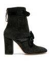 ALEXANDRE BIRMAN ALEXANDRE BIRMAN SUEDE LORRAINE BOOTS IN BLACK,B3510200070001