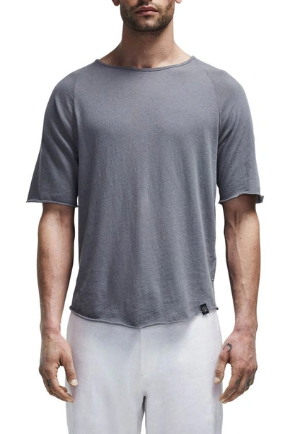 Rag & Bone Kerwin Air Cotton & Linen Jersey T-shirt In Shade
