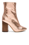 BROTHER VELLIES BROTHER VELLIES LEATHER BIANCA BOOTS IN PINK,METALLICS,BIANCA BOOT