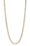 Nadri Cubic Zirconia Tennis Necklace In Gold