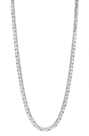 Nadri Cubic Zirconia Tennis Necklace In Silver