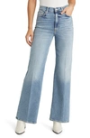 7 For All Mankind Willow High-rise Super Wide-leg Jeans In Must