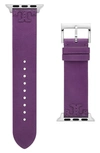 Tory Burch Mcgraw Band For Apple Watch In Purple