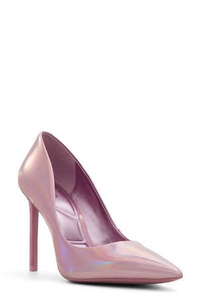 Aldo Stessy Pump In Pink Irridescent Metallic