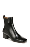 Franco Sarto Waxton Square Toe Bootie In Black