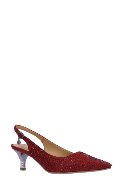 J. Reneé Ferryanne Slingback Pump In Burgundy