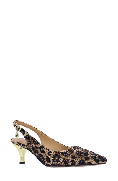 J. Reneé Ferryanne Slingback Pump In Brown/ Black