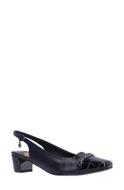 J. Reneé Bagley Slingback Pump In Black