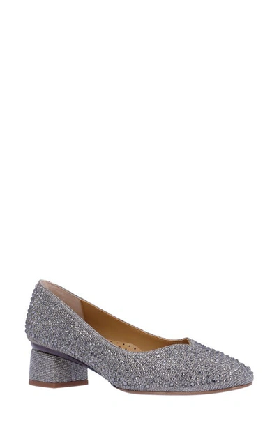 J. Reneé Bielle Embellished Pump In Pewter